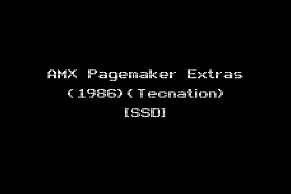 AMX Pagemaker Extras (1986)(Tecnation) [SSD]