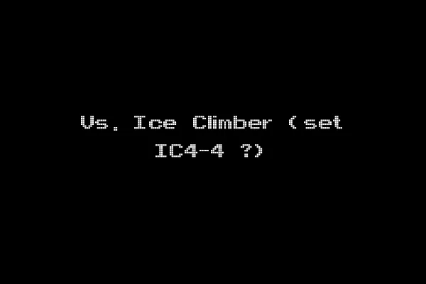 Vs. Ice Climber (set IC4-4 ?)