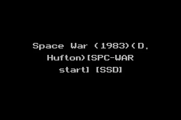 Space War (1983)(D. Hufton)[SPC-WAR start] [SSD]