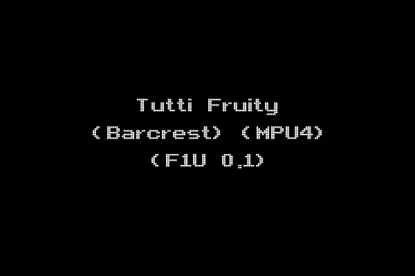 Tutti Fruity (Barcrest) (MPU4) (F1U 0.1)