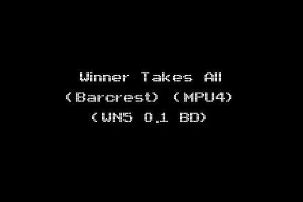 Winner Takes All (Barcrest) (MPU4) (WN5 0.1 BD)