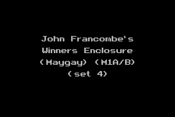 John Francombe's Winners Enclosure (Maygay) (M1A/B) (set 4)
