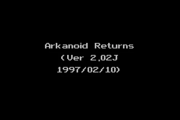 Arkanoid Returns (Ver 2.02J 1997/02/10)