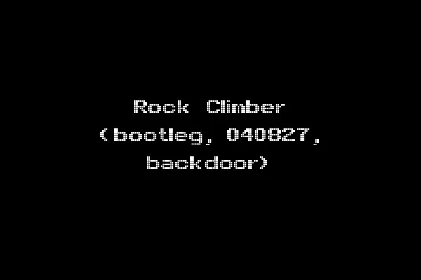 Rock Climber (bootleg, 040827, backdoor)