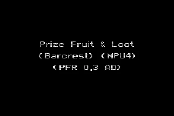 Prize Fruit & Loot (Barcrest) (MPU4) (PFR 0.3 AD)