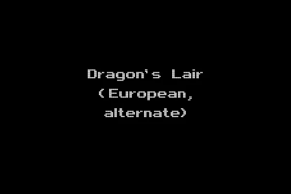 Dragon's Lair (European, alternate)