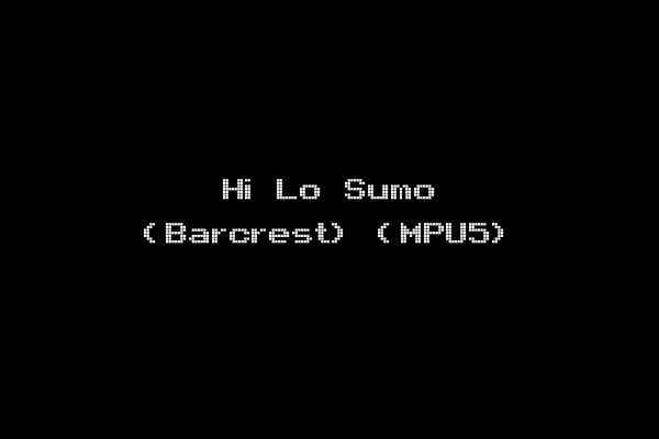 Hi Lo Sumo (Barcrest) (MPU5)