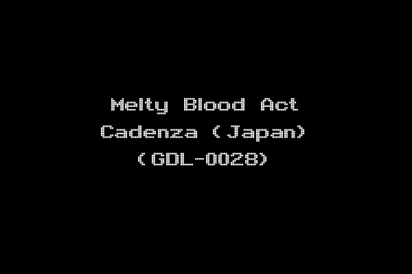 Melty Blood Act Cadenza (Japan) (GDL-0028)