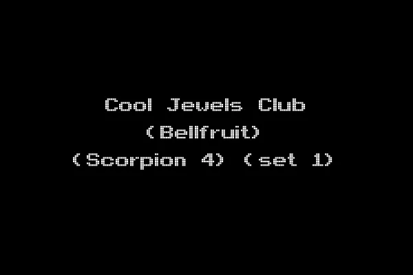 Cool Jewels Club (Bellfruit) (Scorpion 4) (set 1)
