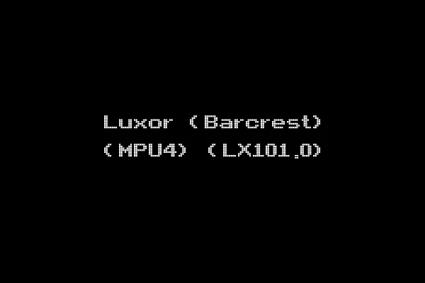 Luxor (Barcrest) (MPU4) (LX101.0)