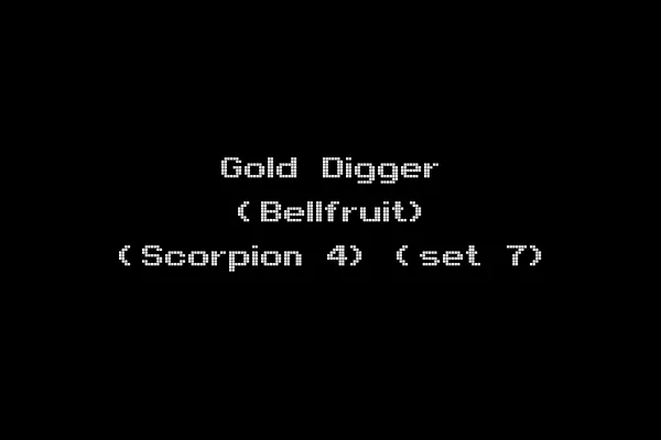 Gold Digger (Bellfruit) (Scorpion 4) (set 7)