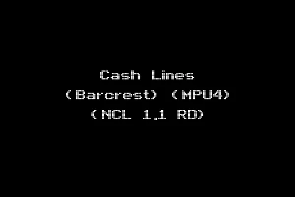 Cash Lines (Barcrest) (MPU4) (NCL 1.1 RD)