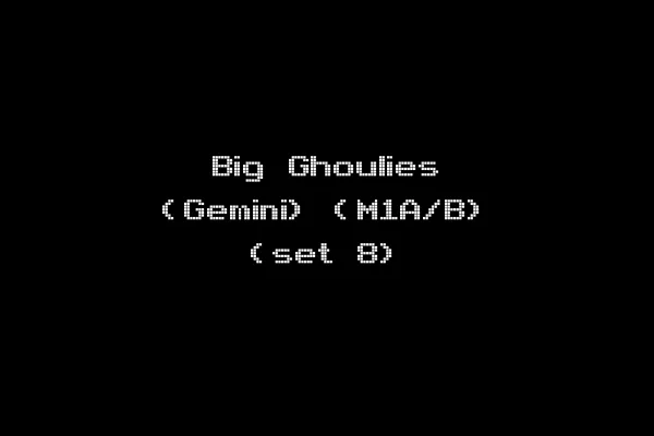 Big Ghoulies (Gemini) (M1A/B) (set 8)