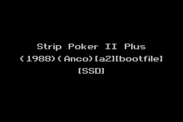 Strip Poker II Plus (1988)(Anco)[a2][bootfile] [SSD]