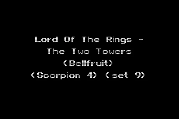 Lord Of The Rings - The Two Towers (Bellfruit) (Scorpion 4) (set 9)