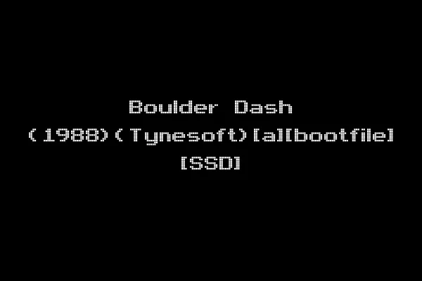Boulder Dash (1988)(Tynesoft)[a][bootfile] [SSD]