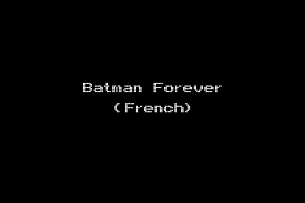 Batman Forever (French)