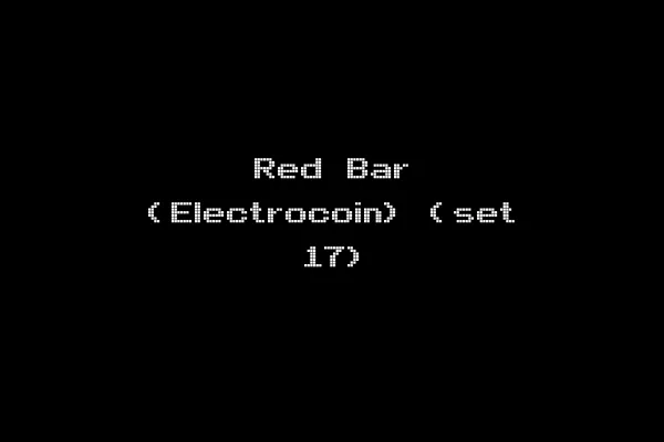 Red Bar (Electrocoin) (set 17)
