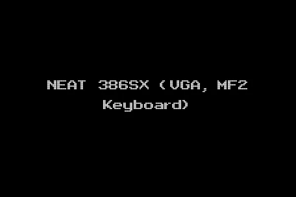 NEAT 386SX (VGA, MF2 Keyboard)