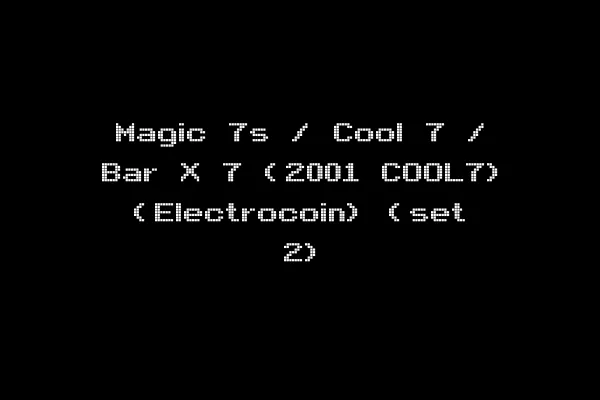 Magic 7s / Cool 7 / Bar X 7 (2001 COOL7) (Electrocoin) (set 2)