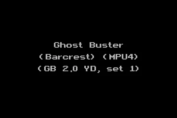 Ghost Buster (Barcrest) (MPU4) (GB 2.0 YD, set 1)