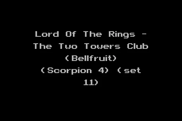 Lord Of The Rings - The Two Towers Club (Bellfruit) (Scorpion 4) (set 11)