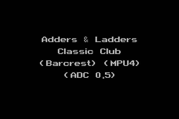 Adders & Ladders Classic Club (Barcrest) (MPU4) (ADC 0.5)