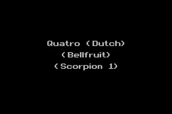 Quatro (Dutch) (Bellfruit) (Scorpion 1)