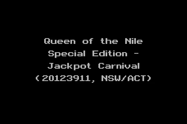 Queen of the Nile Special Edition - Jackpot Carnival (20123911, NSW/ACT)
