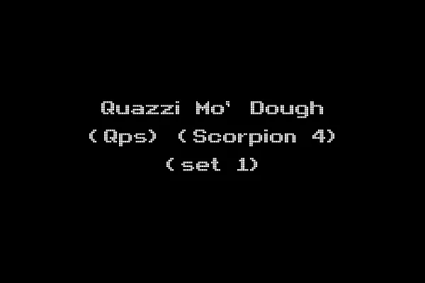 Quazzi Mo' Dough (Qps) (Scorpion 4) (set 1)