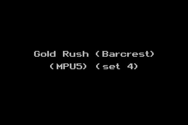Gold Rush (Barcrest) (MPU5) (set 4)