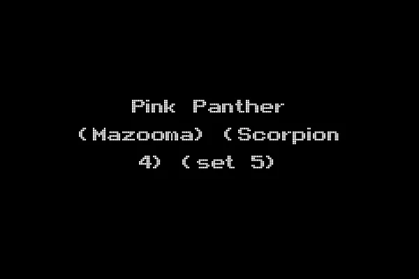 Pink Panther (Mazooma) (Scorpion 4) (set 5)