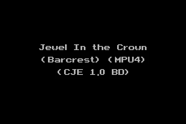 Jewel In the Crown (Barcrest) (MPU4) (CJE 1.0 BD)