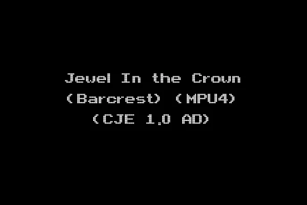 Jewel In the Crown (Barcrest) (MPU4) (CJE 1.0 AD)