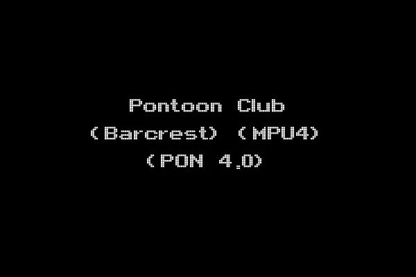 Pontoon Club (Barcrest) (MPU4) (PON 4.0)