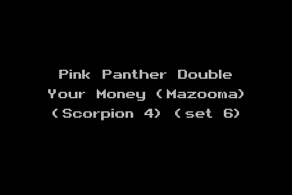 Pink Panther Double Your Money (Mazooma) (Scorpion 4) (set 6)