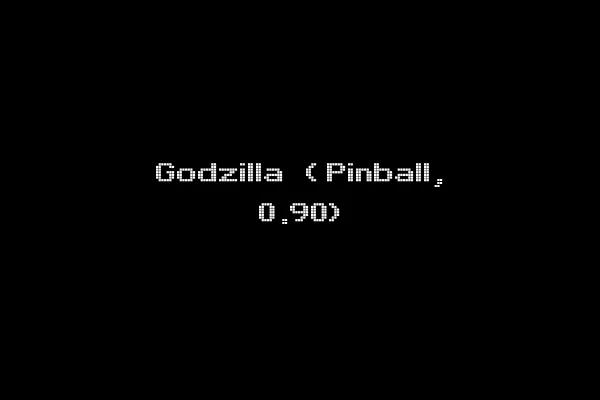 Godzilla (Pinball, 0.90)