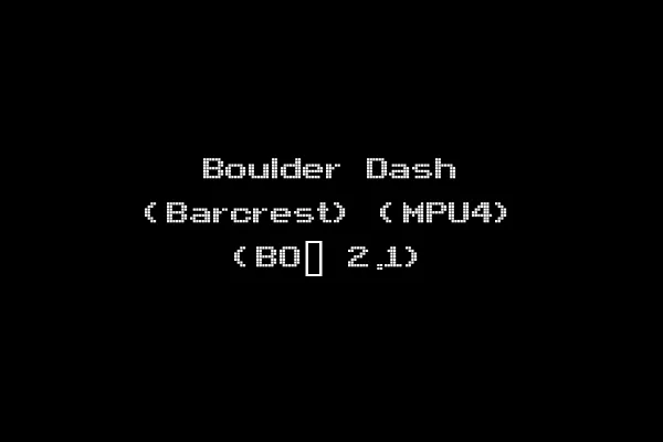 Boulder Dash (Barcrest) (MPU4) (BO_ 2.1)