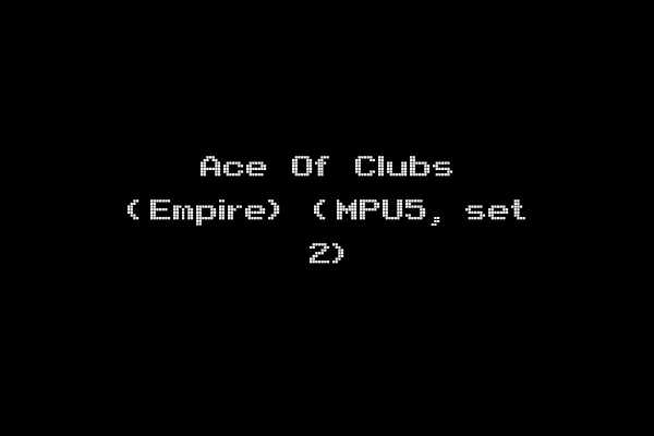 Ace Of Clubs (Empire) (MPU5, set 2)