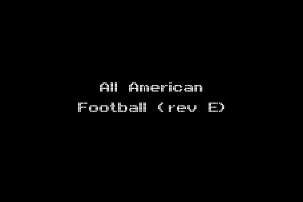 All American Football (rev E)
