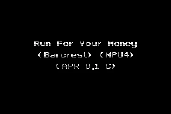 Run For Your Money (Barcrest) (MPU4) (APR 0.1 C)