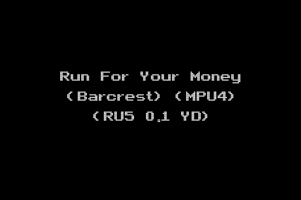 Run For Your Money (Barcrest) (MPU4) (RU5 0.1 YD)