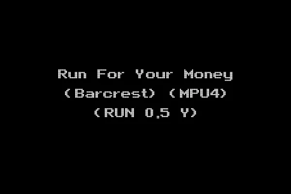 Run For Your Money (Barcrest) (MPU4) (RUN 0.5 Y)