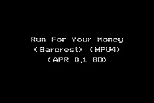 Run For Your Money (Barcrest) (MPU4) (APR 0.1 BD)