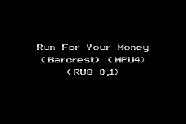 Run For Your Money (Barcrest) (MPU4) (RU8 0.1)