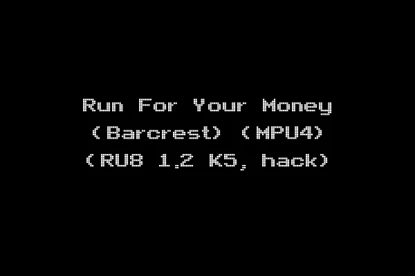 Run For Your Money (Barcrest) (MPU4) (RU8 1.2 K5, hack)