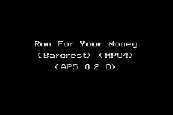 Run For Your Money (Barcrest) (MPU4) (AP5 0.2 D)