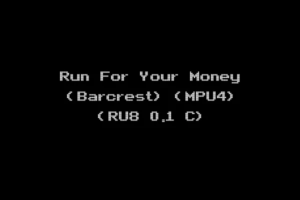 Run For Your Money (Barcrest) (MPU4) (RU8 0.1 C)