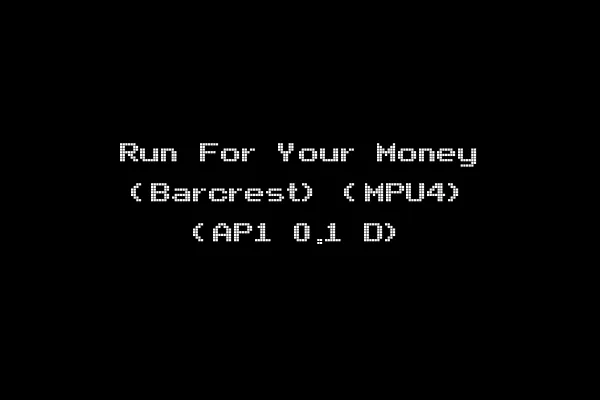Run For Your Money (Barcrest) (MPU4) (AP1 0.1 D)