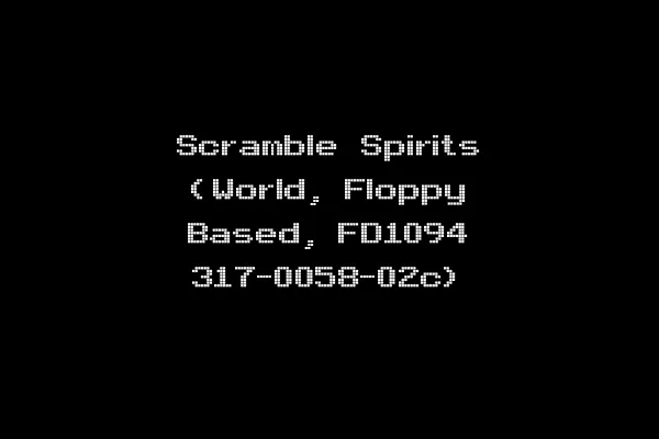 Scramble Spirits (World, Floppy Based, FD1094 317-0058-02c)